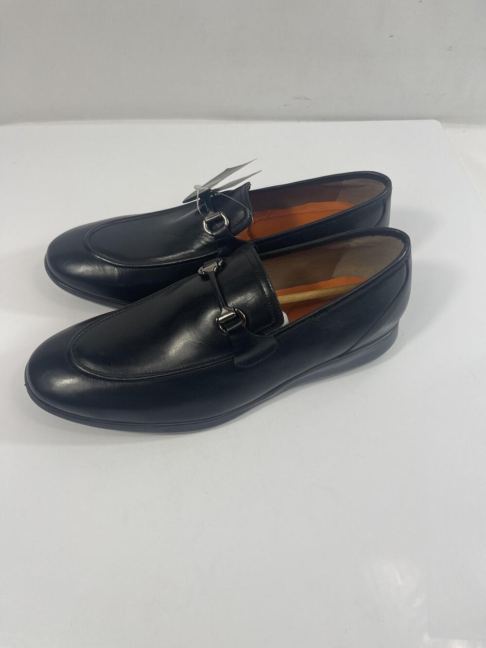 Thomas & Vine Burns Bit Shoes Men's Size 10.5 Black Slip On Loafers Dress New